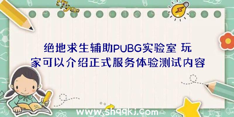 绝地求生辅助PUBG实验室